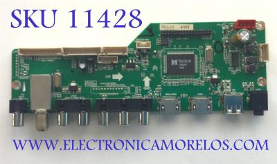 MAIN PARA TV RCA / NUMERO DE PARTE 55120RE01M3393LNA5-O4 / LD.M3393.B / MK-RE01-140310-Z01 / MODELO LED55G55R120Q